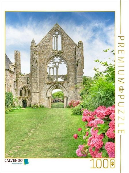 Produktbild: CALVENDO Puzzle Abbaye de Beaufort bei Paimpol | 1000 Teile Lege-Gr&ouml;&szlig;e 64x48cm Foto-Puzzle f&uuml;r gl&uuml;ckliche Stunden