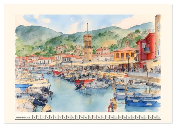 Produktbild: Zauberhafte griechische Inselwelt (Wandkalender 2026 DIN A3 quer), CALVENDO Monatskalender