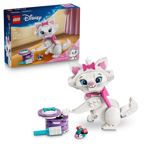 LEGO ǀ Disney 43286 Aristocats: Bezaubernde Marie, Spielzeug ab 7 Jahre