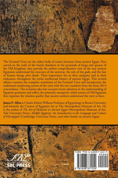 Produktbild: The Ancient Egyptian Pyramid Texts
