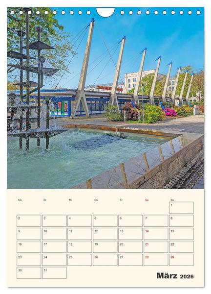 Produktbild: Chemnitz Kulturhauptstadt Terminplaner (Wandkalender 2026 DIN A4 hoch), CALVENDO Monatskalender