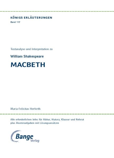 Produktbild: Macbeth von William Shakespeare