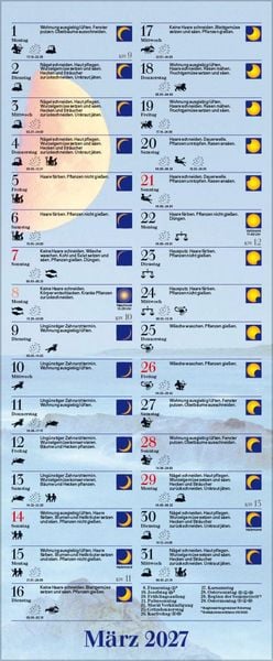 Produktbild: Mond-Planer 2027