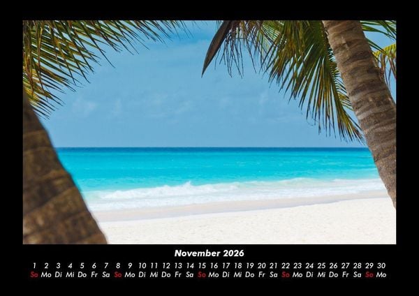 Produktbild: Karibik 2026 Fotokalender DIN A3