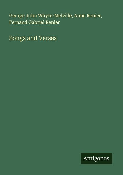 Produktbild: Songs and Verses