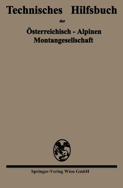 Produktbild: Technisches Hilfsbuch der &Ouml;sterreichisch-Alpinen Montangesellschaft
