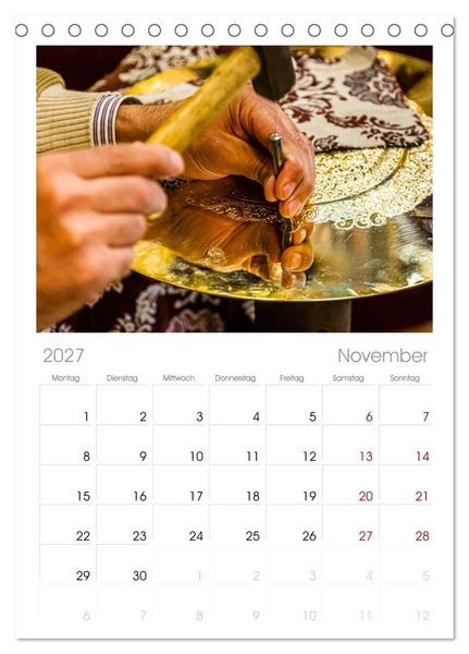 Produktbild: Tischplaner 2027 - F&egrave;s - Marokko wie im Mittelalter (A5 Tischkalender zum Aufstellen) CALVENDO