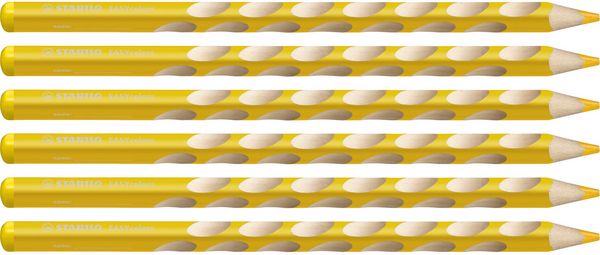 Produktbild: STABILO Ergonomischer Dreikant-Buntstift EASYcolors, f&uuml;r Linksh&auml;nder, gelb