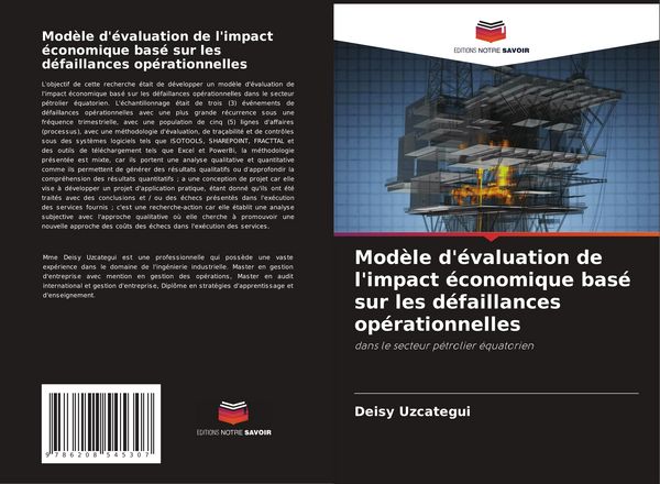 Produktbild: Mod&egrave;le d'&eacute;valuation de l'impact &eacute;conomique bas&eacute; sur les d&eacute;faillances op&eacute;rationnelles
