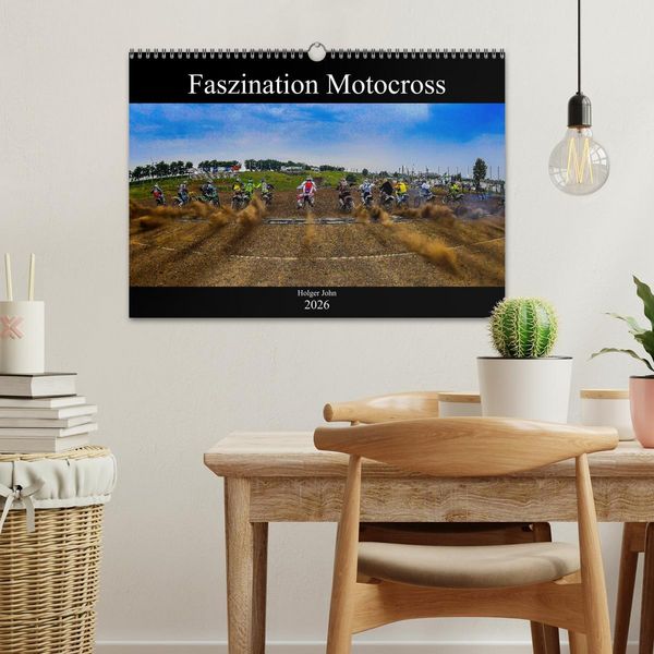 Produktbild: Blickpunkte Motocross (Wandkalender 2026 DIN A3 quer), CALVENDO Monatskalender