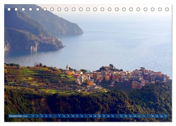Produktbild: Wege durch die Cinque Terre (Tischkalender 2026 DIN A5 quer), CALVENDO Monatskalender