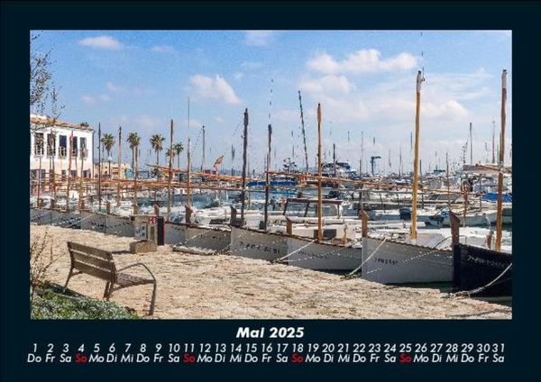 Produktbild: Boote 2025 Fotokalender DIN A5
