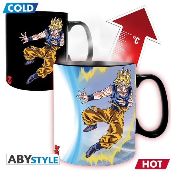 Produktbild: DRAGON BALL - Mug Heat Change - 460 ml - DBZ/ GokuVSBuu-card