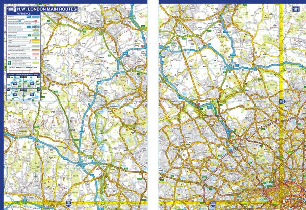 Produktbild: Great Britain A-Z Super Scale Road Atlas 2025 (A3 Spiral)