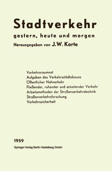 Produktbild: Stadtverkehr
