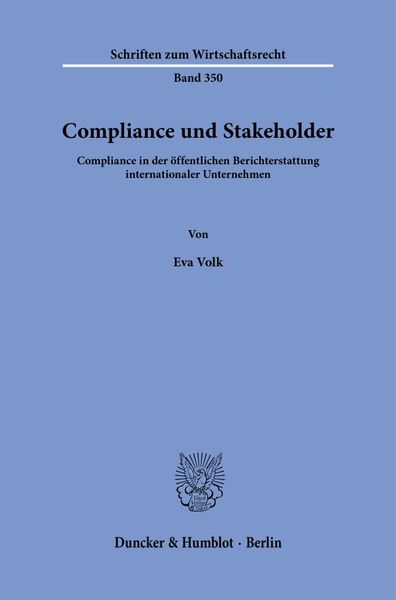 Produktbild: Compliance und Stakeholder.