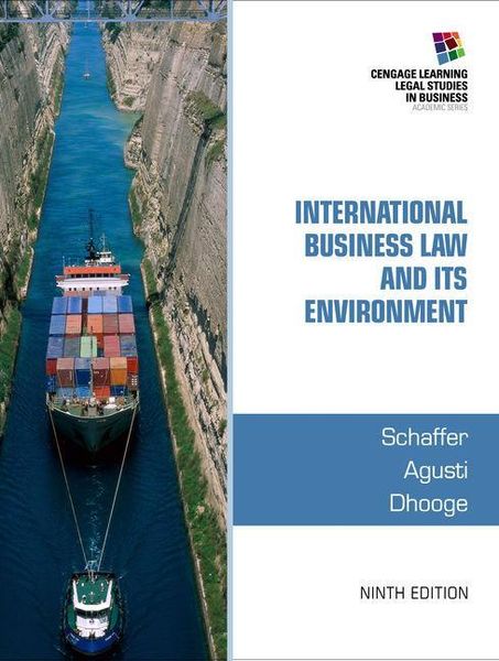 Produktbild: International Business Law and Its Environment