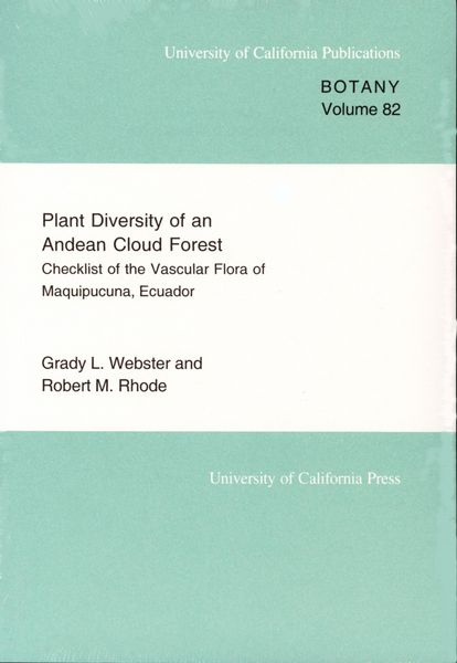 Produktbild: Plant Diversity of an Andean Cloud Forest