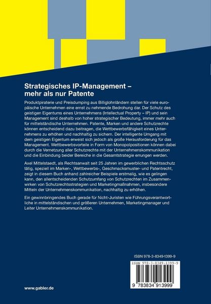 Produktbild: Strategisches IP-Management - mehr als nur Patente