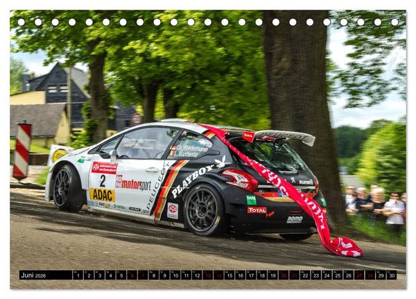 Produktbild: SCHNELL! AUTHENTISCH! MITTENDRIN! - RALLYE! (Tischkalender 2026 DIN A5 quer), CALVENDO Monatskalender