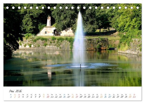Produktbild: Saarlouis eine au&szlig;ergew&ouml;hnliche Stadt (Tischkalender 2026 DIN A5 quer), CALVENDO Monatskalender