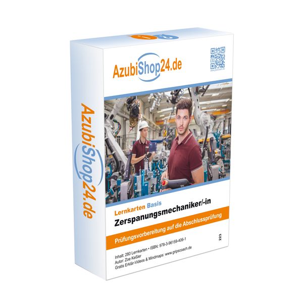 Lernkarten Zerspanungsmechaniker Lernkarten Prüfungsvorbereitung, Nonbook von Zoe Kessler, Princoso, 978-3-96159-406-1