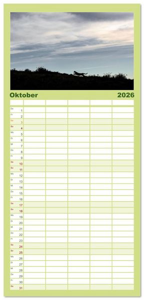 Produktbild: Familienplaner 2026 - Wildlife S&uuml;damerika mit 5 Spalten (Wandkalender, 21 x 45 cm) CALVENDO