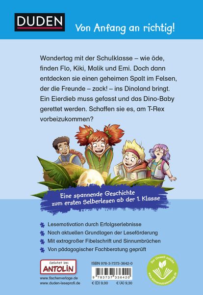 Duden Leseprofi – Dino-Baby in großer Gefahr, 1. Klasse