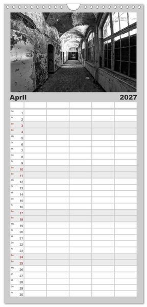 Produktbild: Familienplaner 2027 - Lost Beauty mit 5 Spalten (Wandkalender, 21 x 45 cm) CALVENDO