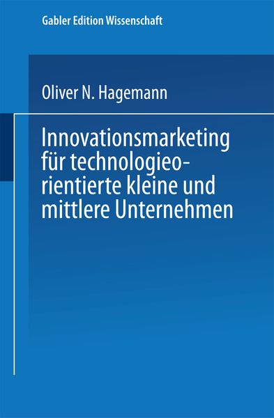 Produktbild: Innovationsmarketing f&uuml;r technologieorientierte kleine und mittlere Unternehmen