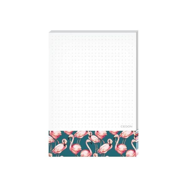 Produktbild: Notizblock A6 Pink Flamingo