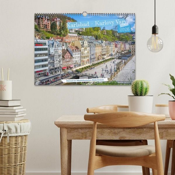 Produktbild: Karlsbad / Karlovy Vary - Kleinod im Westb&ouml;hmischen B&auml;derdreieck (Wandkalender 2026 DIN A3 quer), CALVENDO Monatskalender