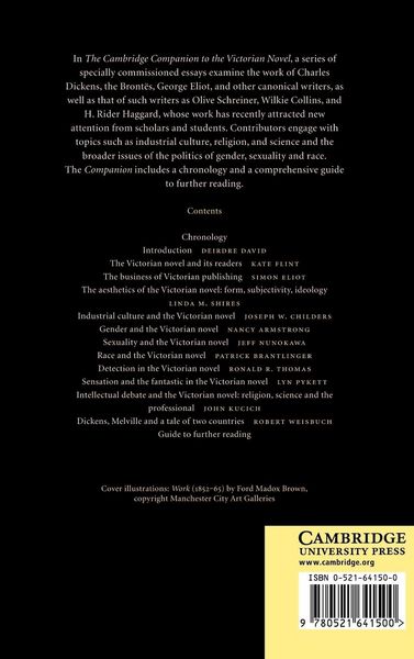 Produktbild: The Cambridge Companion to the Victorian Novel
