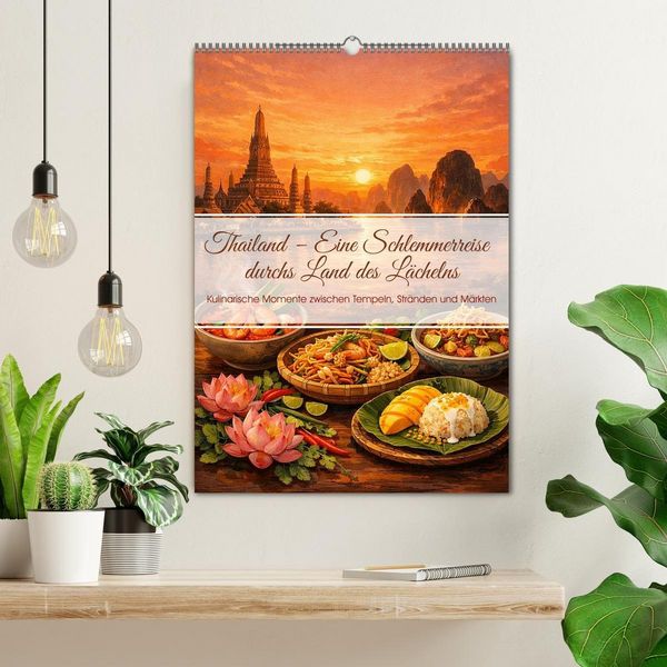 Produktbild: Thailand &ndash; Eine Schlemmerreise durchs Land des L&auml;chelns (Wandkalender 2027 DIN A2 hoch), CALVENDO Monatskalender