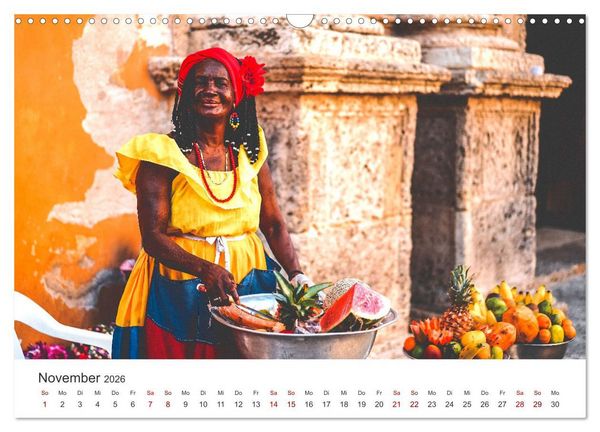 Produktbild: Kolumbien - Eine unvergessliche Reise durch das bunte Land. (Wandkalender 2026 DIN A3 quer), CALVENDO Monatskalender