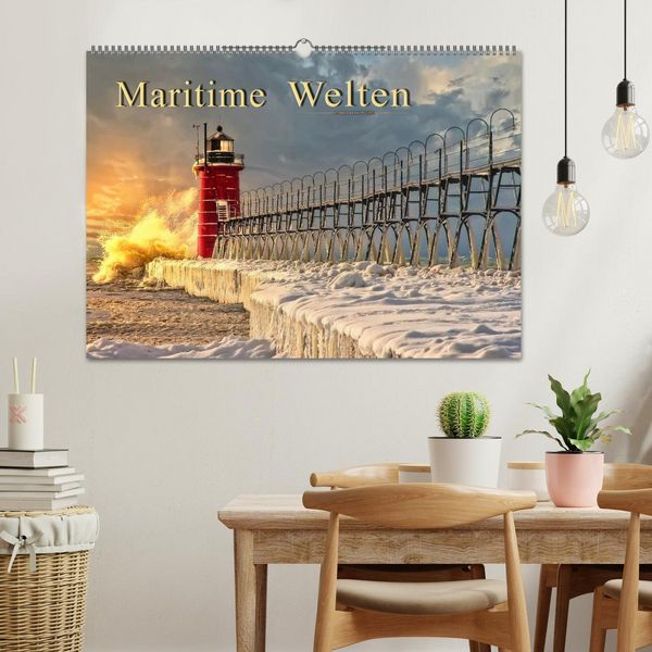 Produktbild: Maritime Welten (Wandkalender 2026 DIN A2 quer), CALVENDO Monatskalender