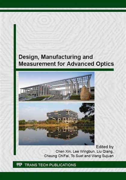 Produktbild: Design, Manufacturing and Measurement for Advanced Optics