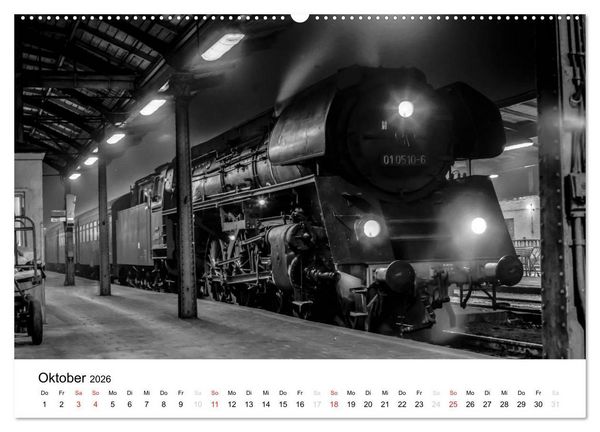 Produktbild: Dampfloks in der DDR (hochwertiger Premium Wandkalender 2026 DIN A2 quer), Kunstdruck in Hochglanz