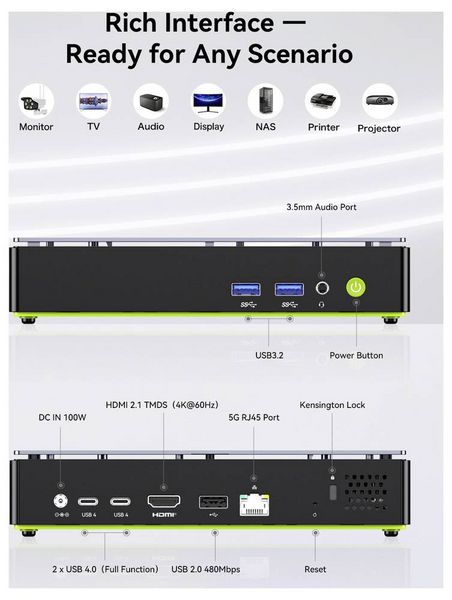 Produktbild: GMKtec Mini PC K13-1 Intel&reg; Core&trade; Ultra 7 256V Intel&reg; Core&trade; Ultra 7 256V 4.8GHz 16GB RAM 1TB SSD Intel Arc&trade; 140V Win 11 Pro K13-1