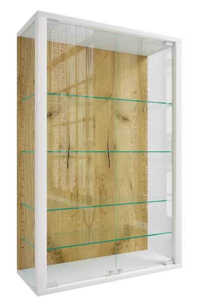 Produktbild: Wandvitrine H&auml;ngevitrine Glasvitrine Glas Udina L