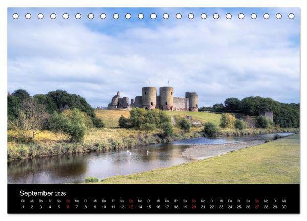 Produktbild: Wales (Tischkalender 2026 DIN A5 quer), CALVENDO Monatskalender