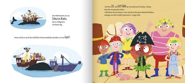 Produktbild: Ella Piratella und die furchtlosen Piranhas