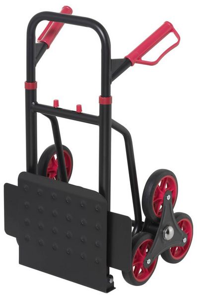 Produktbild: TOOLCRAFT TO-9650166 Treppenkarre klappbar, h&ouml;henverstellbar Stahl Traglast (max.): 150kg
