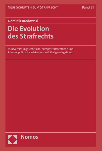 Produktbild: Die Evolution des Strafrechts