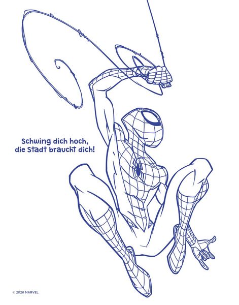 Produktbild: Mein Magnet-Malbuch Spider-Man