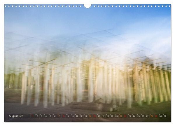 Produktbild: Experimentelle Fotografie - Schl&ouml;sser und Parks in Stuttgart (Wandkalender 2027 DIN A3 quer), CALVENDO Monatskalender
