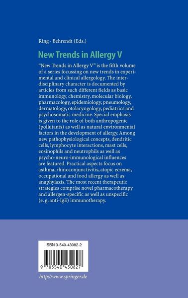 Produktbild: New Trends in Allergy V