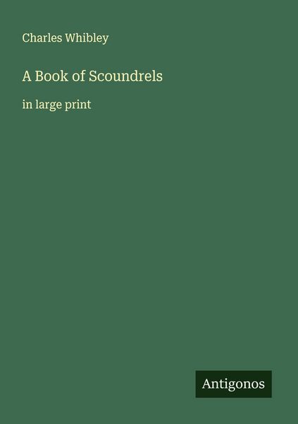 Produktbild: A Book of Scoundrels