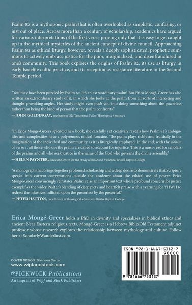 Produktbild: Divine Council, Ethics, and Resistance in Psalm 82