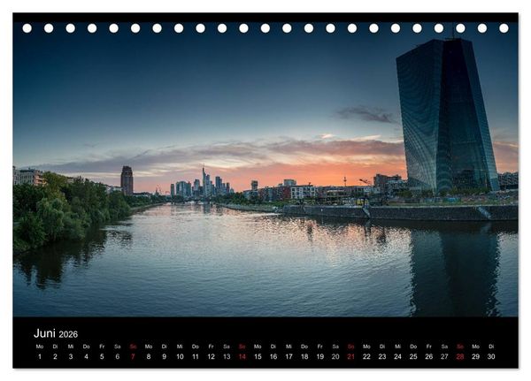 Produktbild: Frankfurt am Main (Tischkalender 2026 DIN A5 quer), CALVENDO Monatskalender
